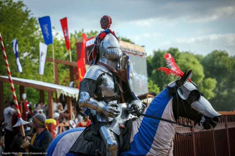 Рыцарский турнир средневековой Англии