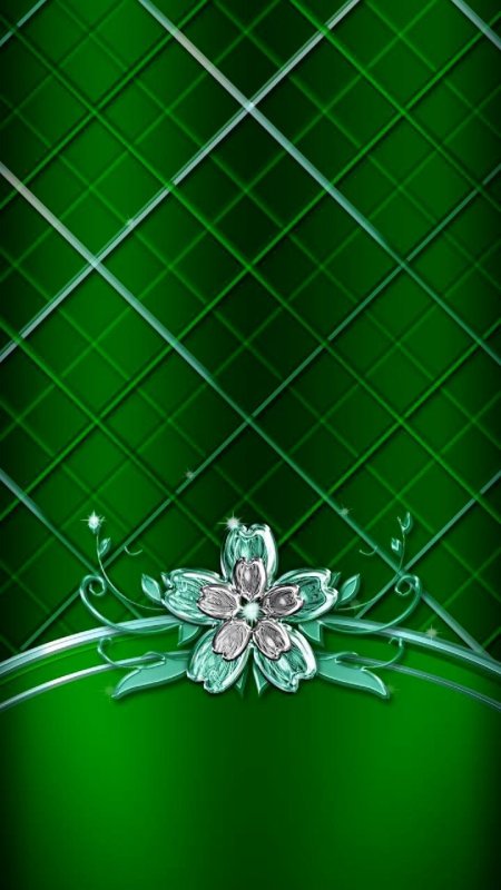 Красивый изумрудный фон