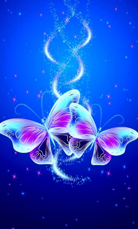 Красивые Неоновые цветы