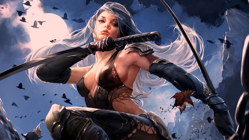 Девушки воительницы