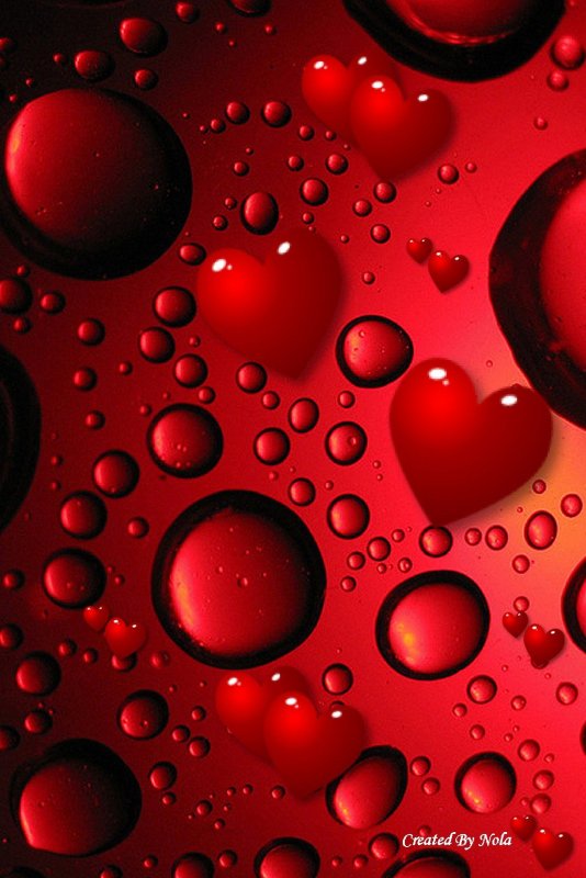 Красно чёрные капли