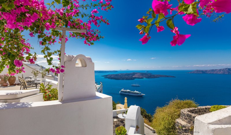 Остров Санторини (Эгейское море, архипелаг Киклады)