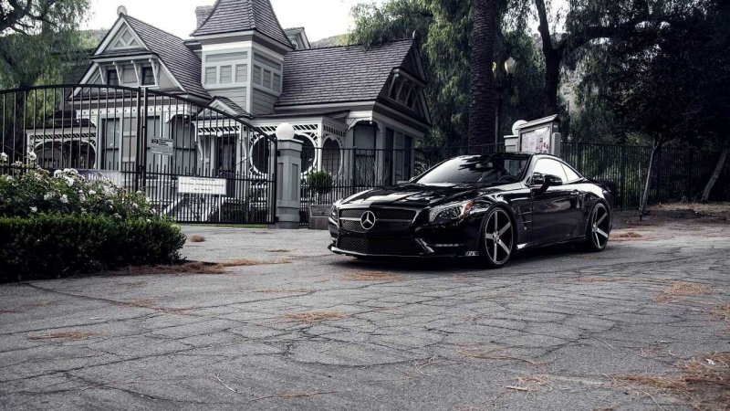 1920 1080 Мерседес черный