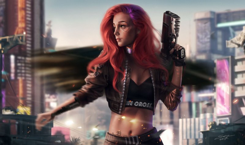 Скарлетт Йоханссон Cyberpunk 2077
