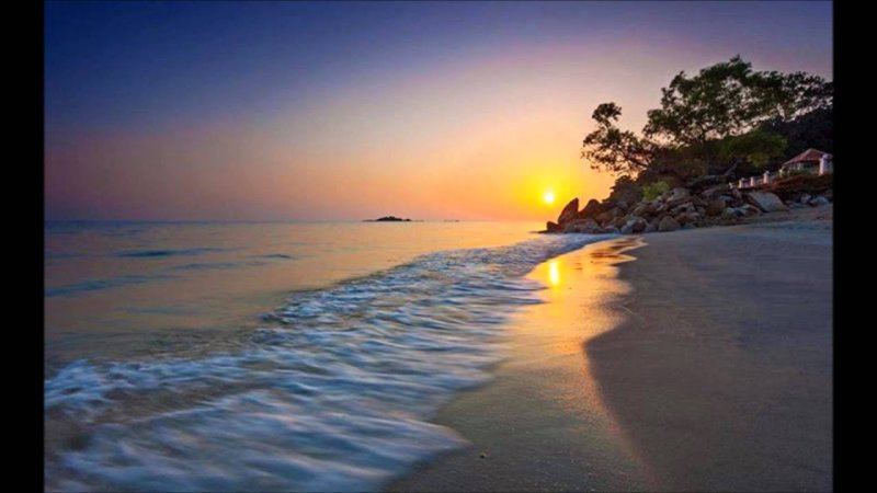 Море пляж закат