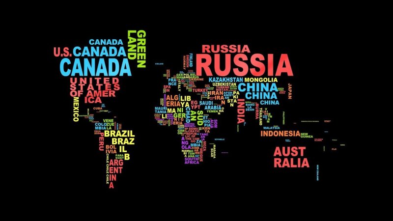 Карта мира фон