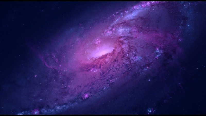 Фиолетовый космос