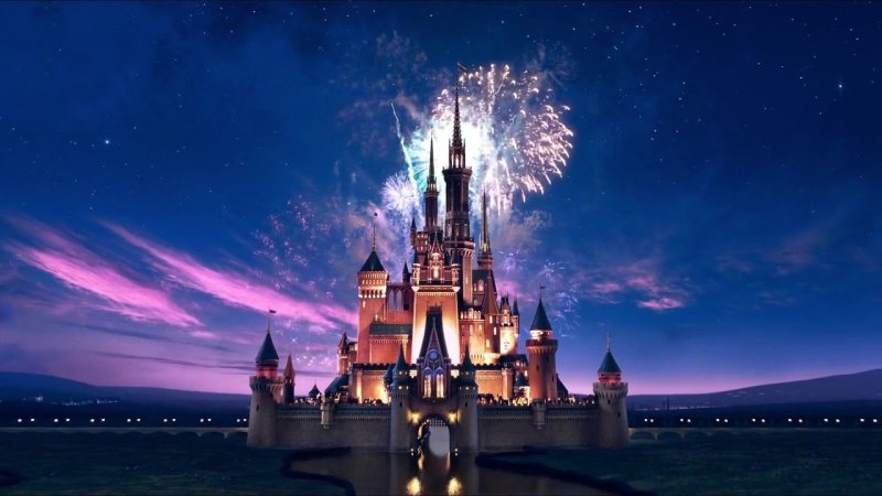 Логотип Уолт Дисней замок