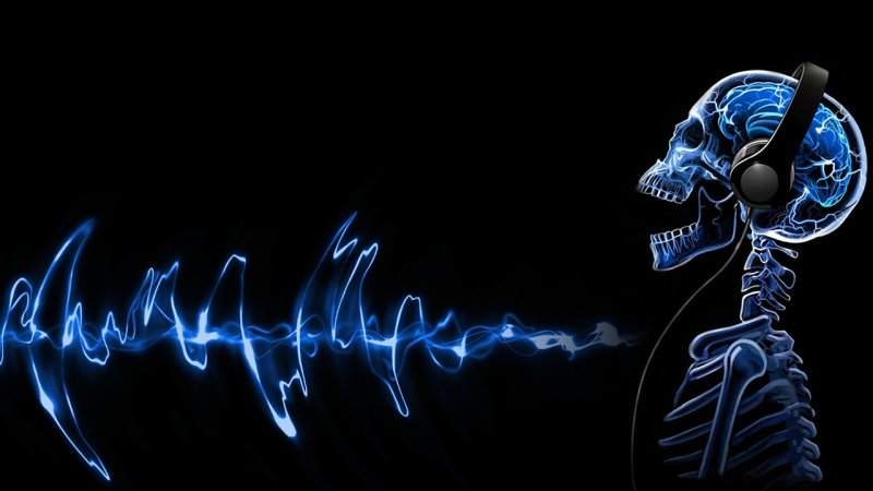 Обои скелет