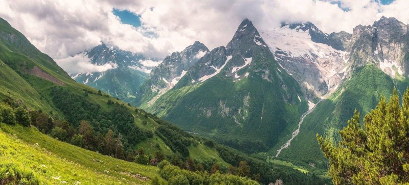 Кабардино-Балкария Домбай