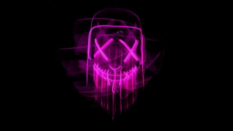 Неоновые обои на рабочий стол