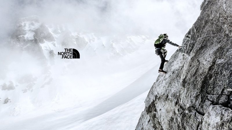 The North face горы