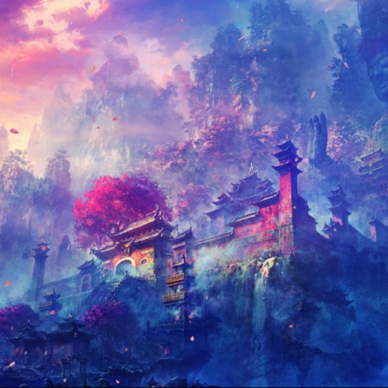 Аниме пейзаж