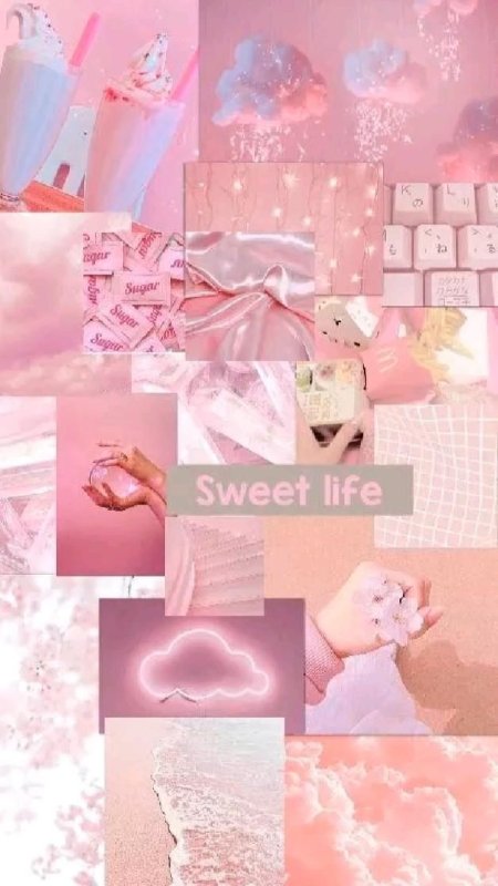 Розовый фон для коллажа