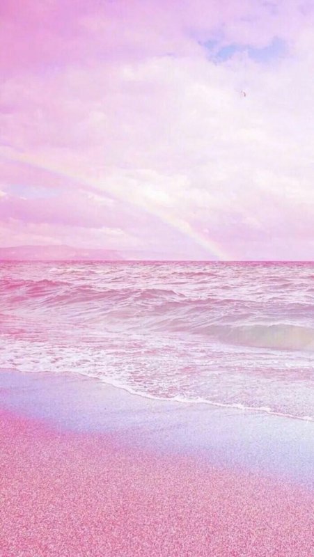 Розово голубое море