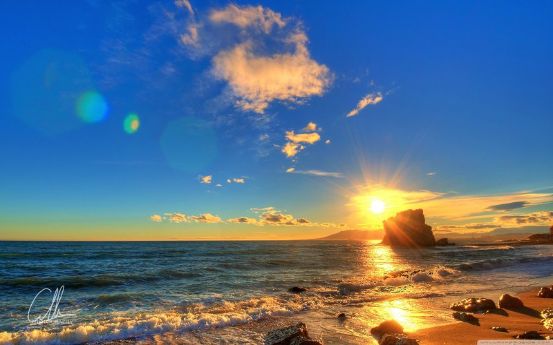 Красивое море