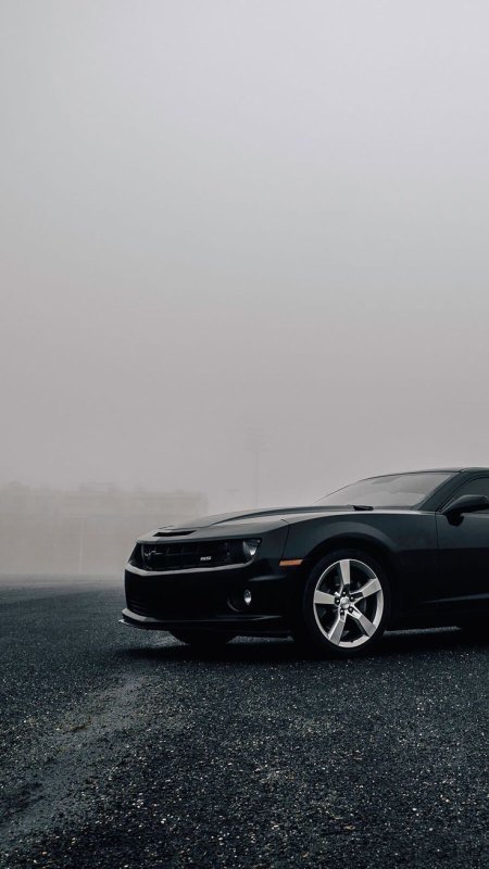 Chevrolet Camaro 4k черный