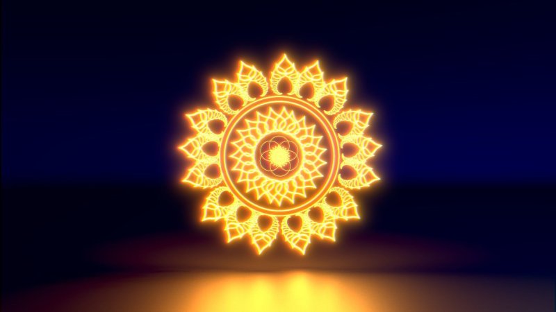 Мандала солнце