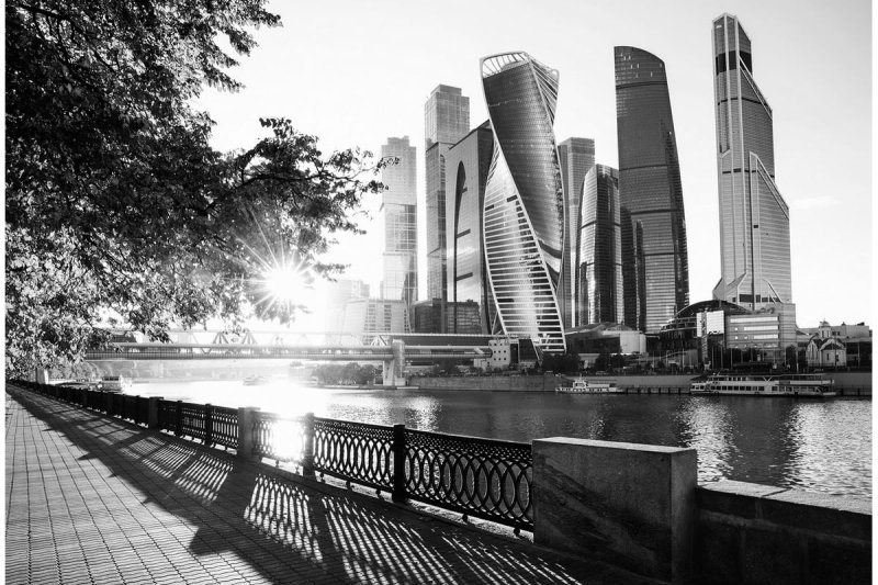 Москва Сити с набережной Тараса Шевченко