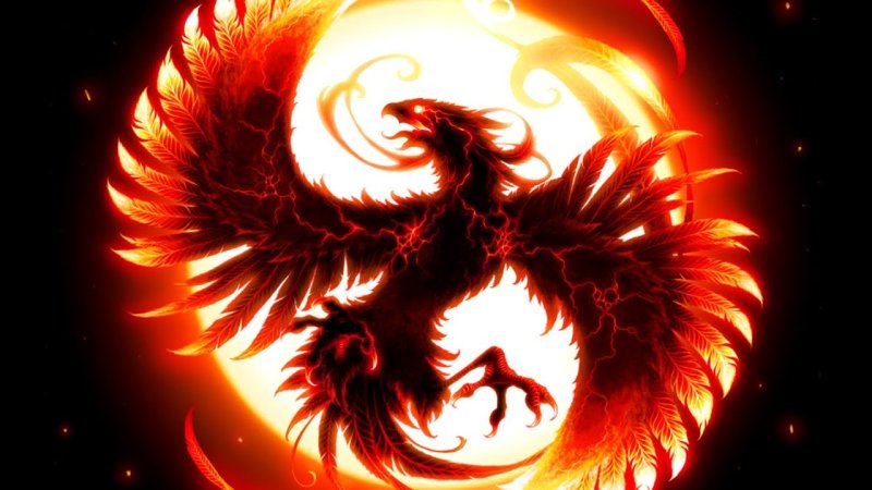 Сузаку дракон Феникс