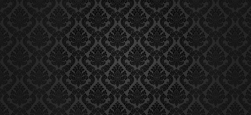 Черный фон с узорами