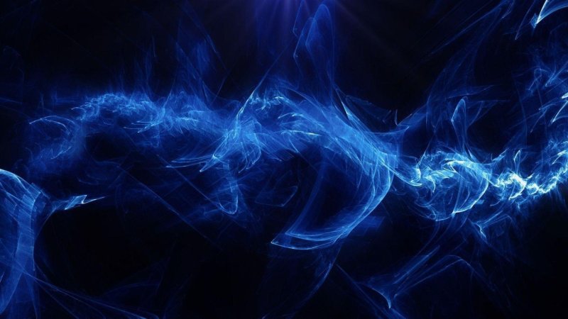 Сине черная абстракция