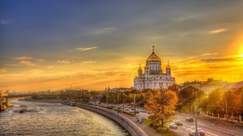 Город Москва храм Христа Спасителя
