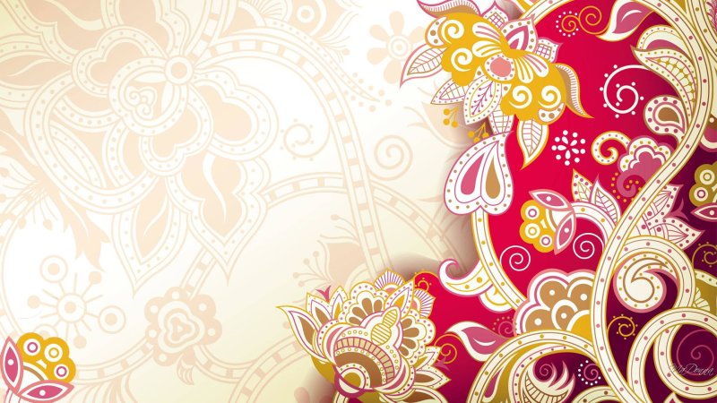 Красивый фон с узорами