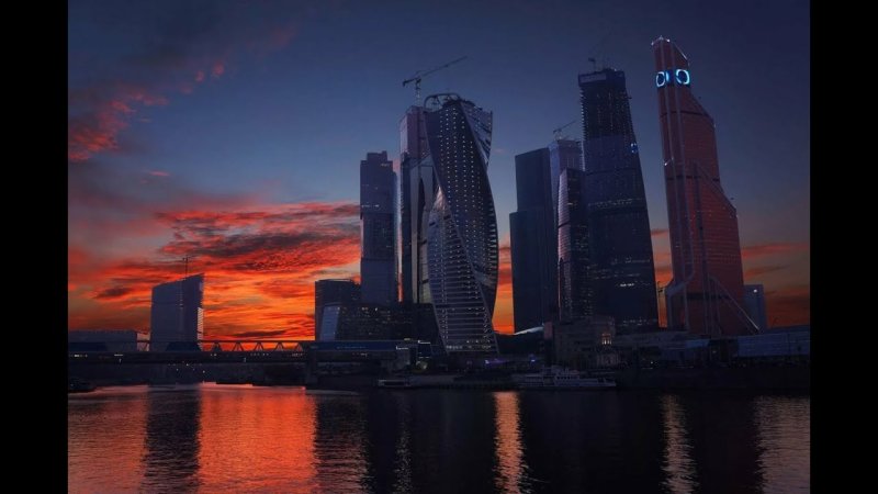 Москоу Сити 4к
