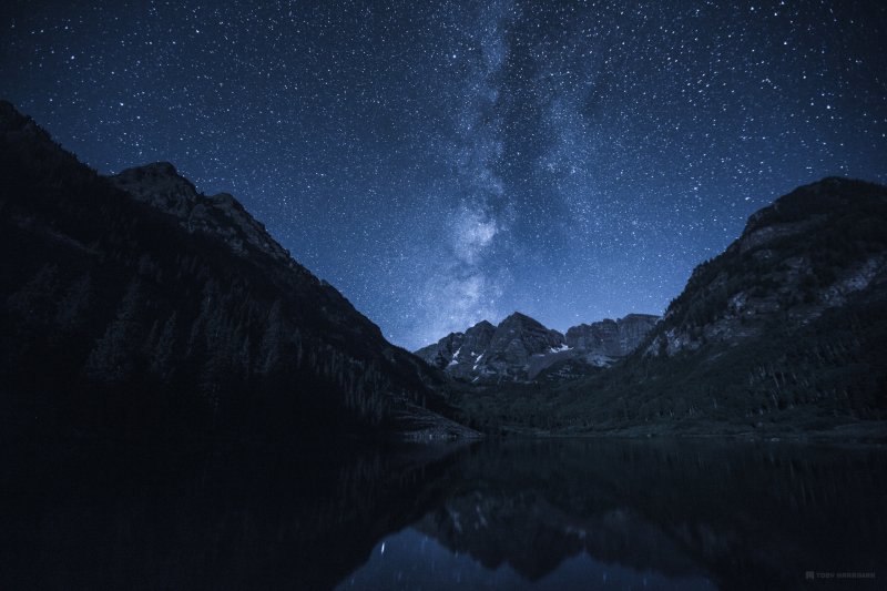 Ночное небо в горах