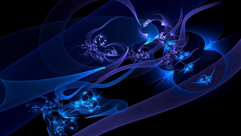 Синяя абстракция