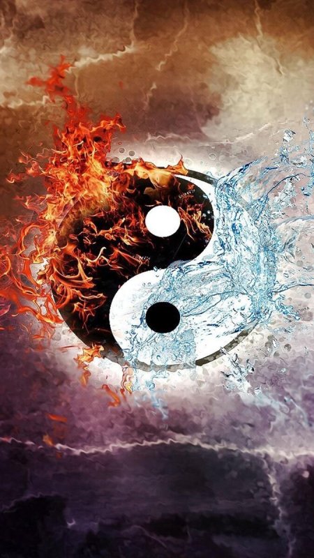 Обои на рабочий стол Инь Янь