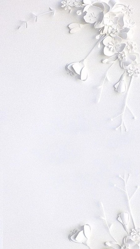 Красивый белый фон