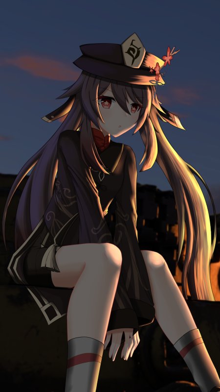 Аниме Геншин Импакт ху Тао