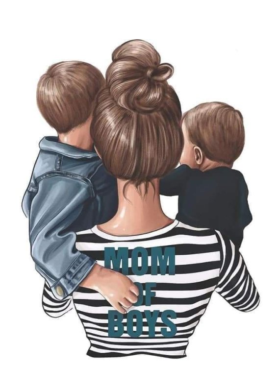 Нарисовать девушку ребенку