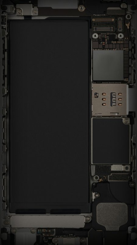 Внутренности телефона с подсветкой