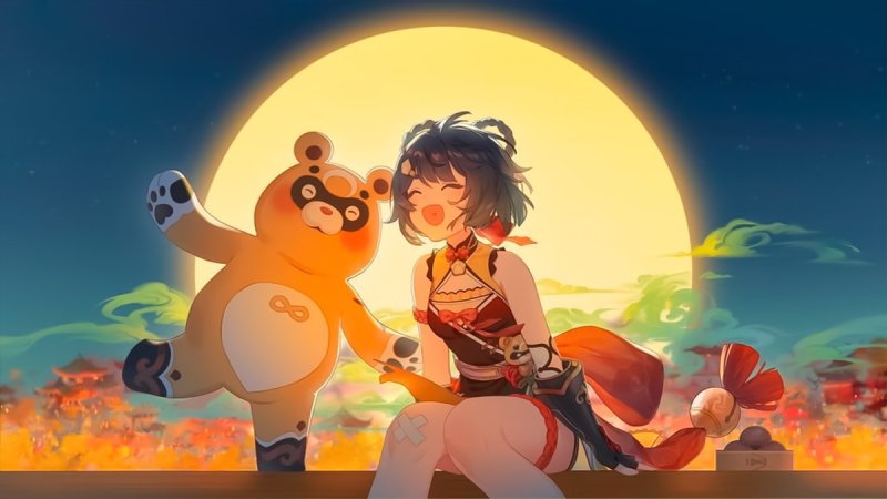 Геншин персонажи Сян Лин