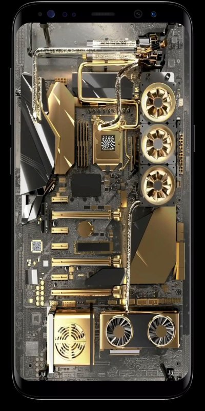 Фон внутренности айфона