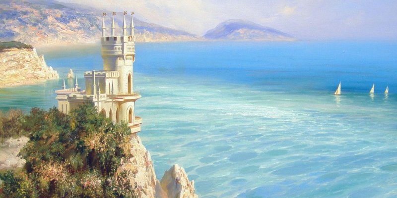 Александр Милюков Крымский пейзаж