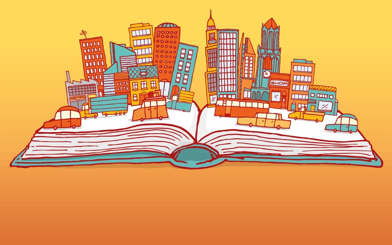 Город рисунок для детей