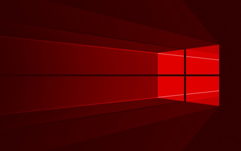 Windows красный