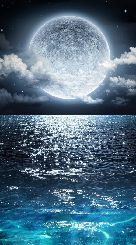 Ночь в море