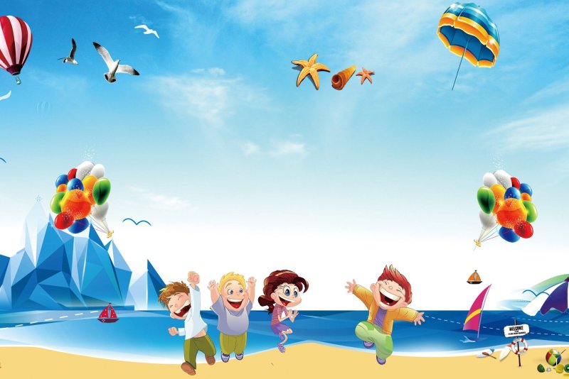 Детский фон для баннера