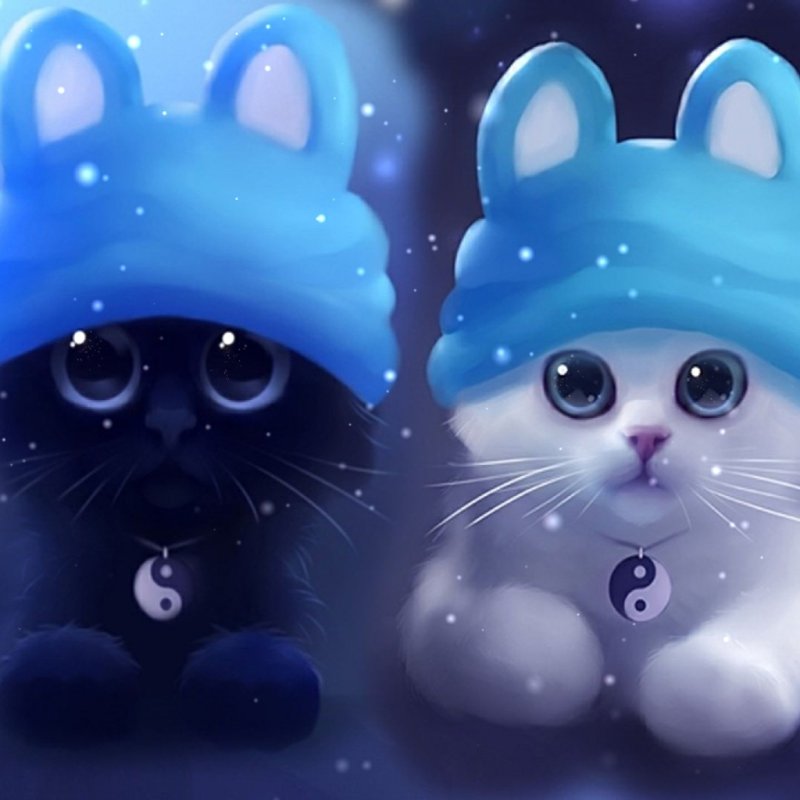 Красивые котята мультяшные