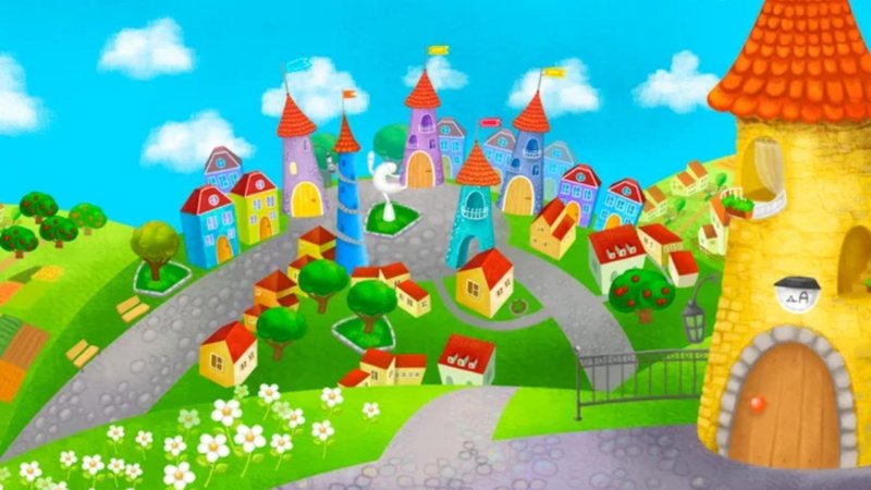 Мультяшный городок