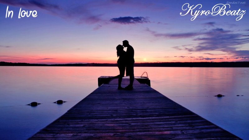 Влюбленные на закате