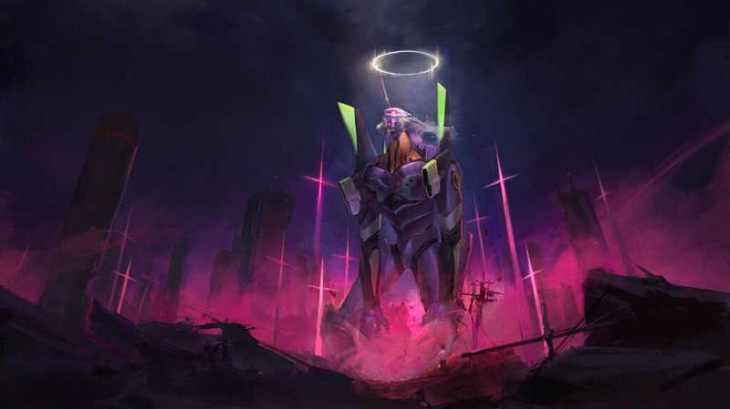 Евангелион ева 01 арт