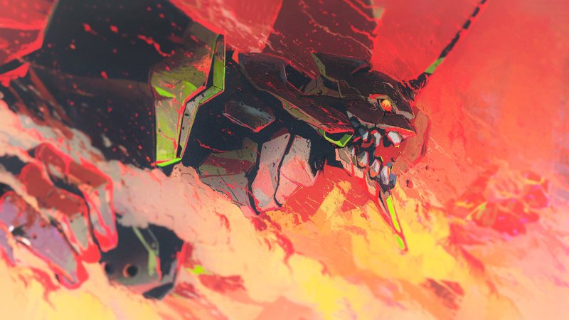 Евангелион ева 01 арт