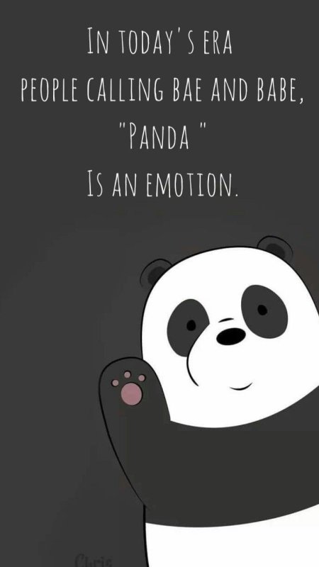 Панда фон на телефон