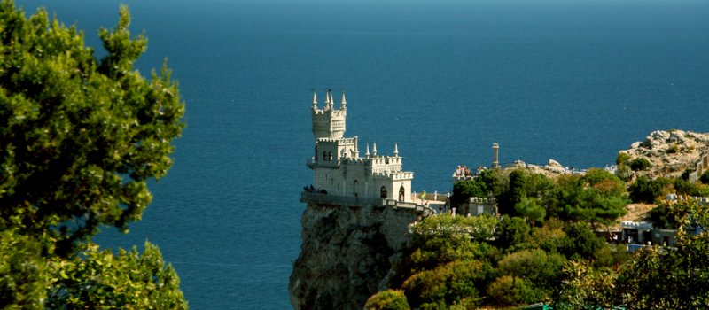Ялта Ласточкино гнездо с моря